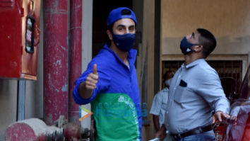 Photos: Ranbir Kapoor snapped at a dubbing studio