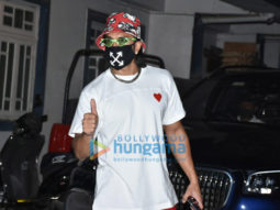 Photos: Ranveer Singh spotted at a dubbing studio in Bandra