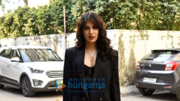 Photos: Rhea Chakraborty snapped at Radio Mirchi office