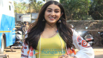 Photos: Sara Ali Khan snapped in film city after a shoot