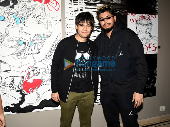 photos shruti haasan akshara haasan and others at the unveiling of santanu hazarikas art exhibition blck 3