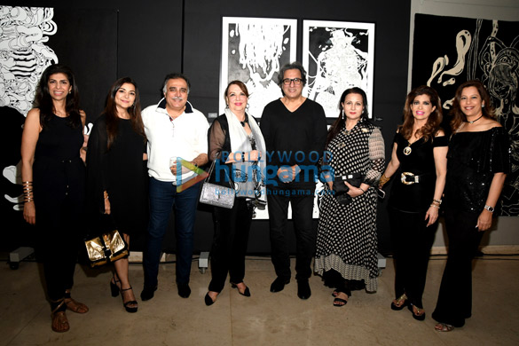 photos shruti haasan akshara haasan and others at the unveiling of santanu hazarikas art exhibition blck 5