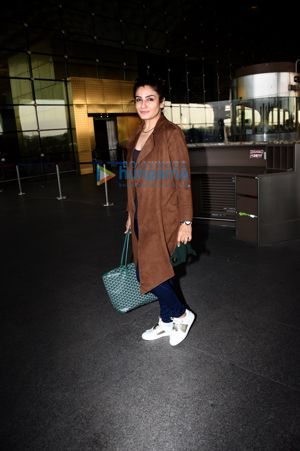 photos sonakshi sinha raveena tandon and jannat zubair rahmani look their stylish best as they get snapped at the airport 2