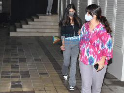Photos: Suhana Khan, who is rumoured to make her debut with the Indian adaptation of Archies spotted outside a dance class in Khar with filmmaker Zoya Akhtar