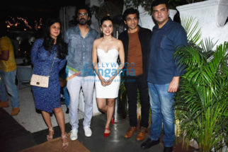 Photos: Taapsee Pannu, Pratik Gandhi, and others celebrate the wrap of Woh Ladki Hai Kahaan? at Olive Bar and Kitchen in Bandra