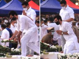 RIP Lata Mangeshkar: Aamir Khan and Ranbir Kapoor pay last respects to the singer at state funeral 