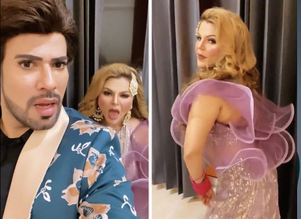 Rakhi Sawant grooves on Rashmika Mandanna's 'Saami Saami' step at Afsana Khan's wedding; see video Rakhi Sawant grooves on Rashmika Mandanna's 'Saami Saami' step at Afsana Khan's wedding; see video
