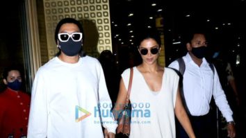 Photos: Ranveer Singh, Deepika Padukone, and Sanya Malhotra slay it in white as they get snapped at the airport