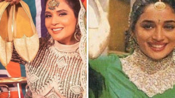 Richa Chadha recreates Madhuri Dixit’s iconic look from Hum Aapke Hain Kaun