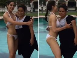 Sara Ali Khan dons white bikini in a new video; pushes her spot girl into the swimming pool