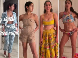 Sara Ali Khan reveals her stylist makes her wear a million outfits; shares video with a hilarious shayari