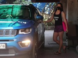 Spotted: Sara Ali Khan post workout at Santacruz