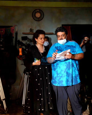 On The Sets Of The Movie Tiku Weds Sheru