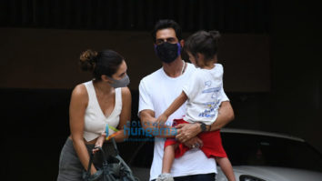 Photos: Arjun Rampal snapped with wife Gabriella Demetriades and son in Bandra