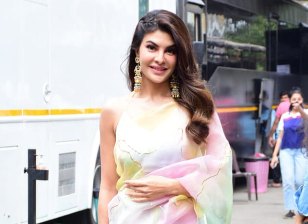 Jacqueline Fernandez looks elegant in a saree as she promotes Bachchan Pandey