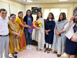 A Thursday actors Yami Gautam Dhar and Neha Dhupia visit Delhi Commission for Women