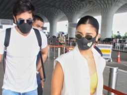 Alia Bhatt laughs at boyfriend Ranbir Kapoor’s hilarious reply to paparazzi who asked them to stop and pose; watch