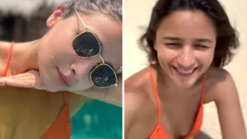 Alia Bhatt spends time on the beach in orange and yellow bikini; celebrates 29th birthday with Soni Razdan and Shaheen Bhatt in Maldives 