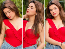 Avneet Kaur sizzles in flaming red one-shoulder monokini and shorts as she holidays in Goa