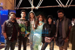 On the Sets of the movie Bachchhan Paandey