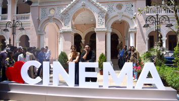 Bachchhan Paandey cast Akshay Kumar & Kriti Sanon visit Museum of Indian Cinema