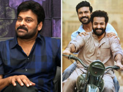 Chiranjeevi reviews Ram Charan and Jr NTR’s RRR; says it is the “master storyteller’s masterpiece”