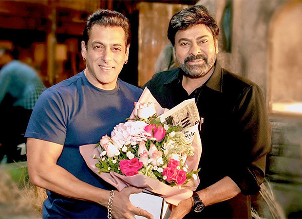 Chiranjeevi welcomes Salman Khan as they start shooting for Godfather- Sharing screen with you is an absolute joy