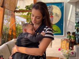Dia Mirza shares an adorable picture of her son Avyaan sleeping in her arms; fans say, “Peaceful picture”