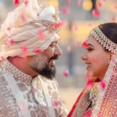Director Luv Ranjan and Alisha Vaid pose as groom and bride in first official wedding pictures