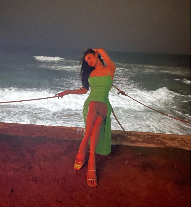 FASHION FACE-OFF: Shanaya Kapoor or Mouni Roy – Who styled apple green midi dress with thigh-high slit worth Rs. 3,990 better?