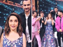 India’s Got Talent: The Fame Game star Madhuri Dixit does her famous eye roll ‘Akhiyaan Milaoon Kabhi’ with Sanjay Kapoor, Manav Kaul, Arjun Bijlani in hilarious video