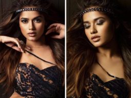 Jannat Zubair oozes oomph in little  black sequin dress and smokey eyes
