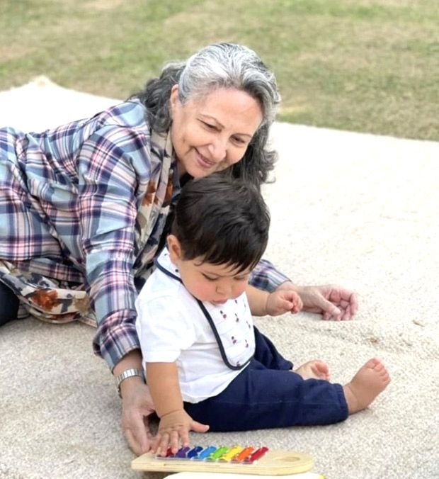 Kareena Kapoor's son Jeh spends time with grandmother Sharmila Tagore in new photo: 'Bari amma and Jeh baba' Kareena Kapoor's son Jeh spends time with grandmother Sharmila Tagore in new photo: 'Bari amma and Jeh baba'