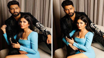 Katrina Kaif makes a summer statement in mini blue crepe dress worth Rs. 1 lakh; Vicky Kaushal steps out in black velvet suit