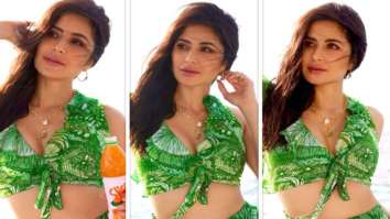 Katrina Kaif flaunts her envy-inducing beach body in Maldives in custom printed crop top and skirt