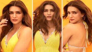 Kriti Sanon embraces summer style in pleated backless jumpsuit worth Rs. 44,999 paired with bikini top for Bachchhan Paandey promotions