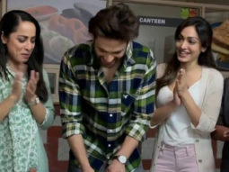 Parth Samthaan celebrates his birthday on the sets of his upcoming Bollywood film Ghudchadi