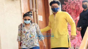 Photos: B-Town’s new couple Rakul Preet Singh and Jackky Bhagnani step out on a Sunday for a date at Bastian in Worli