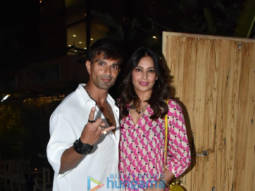 Photos: Bipasha Basu, Karan Singh Grover and Aarti Singh step out for dinner at Binge, Bastian in Khar