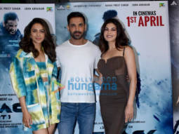 Photos: John Abraham, Jacqueline Fernandez, Rakul Preet Singh snapped during the promotions of Attack – Part I