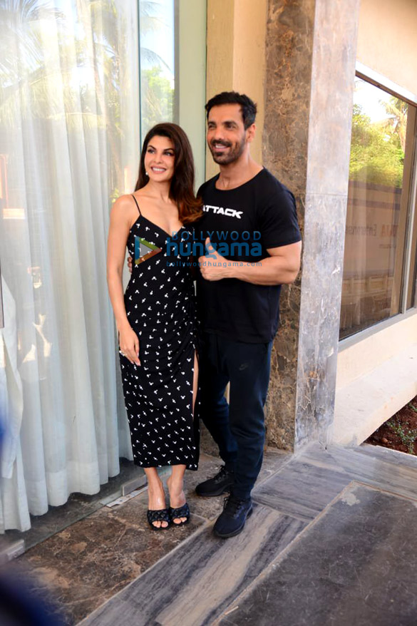 Photos: John Abraham, Jacqueline Fernandez, Rakul Preet Singh sparkle in summer colors for Attack promotions