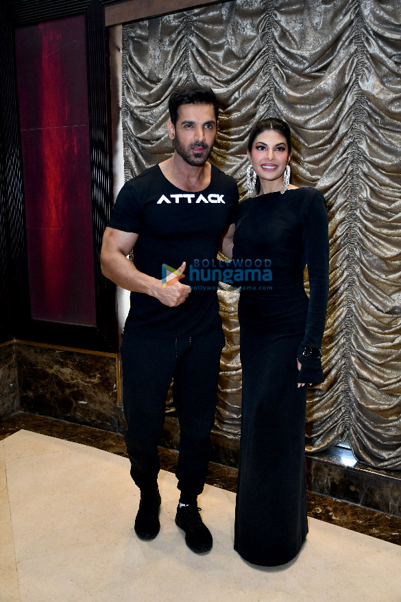 photos john abraham rakul preet singh jacqueline fernandez and lakshya anand at the press conference for attack in delhi 2