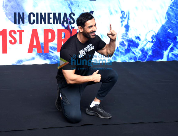 photos john abraham rakul preet singh and jacqueline fernandez strike a pose at the trailer launch of attack 4