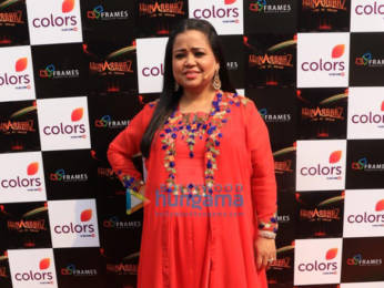 Photos: Karan Johar, Parineeti Chopra, Mithun Chakraborty, Bharti Singh snapped on the sets of Hunarbaaz - Desh Ki Shaan