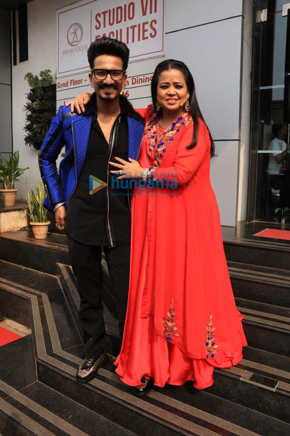 photos karan johar parineeti chopra mithun chakraborty bharti singh snapped on the sets of hunarbaaz desh ki shaan 5