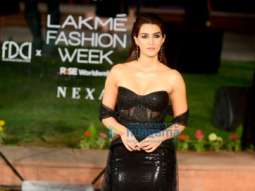 Photos: Kriti Sanon walks the ramp at Lakme Fashion Week for Tarun Tahiliani