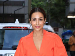Photos: Malaika Arora glows in an orange outfit as she gets spotted in Bandra