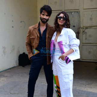 Photos: Mrunal Thakur and Shahid Kapoor pose together as they promote their film Jersey
