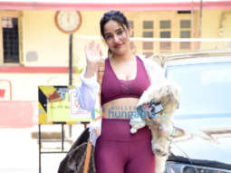Photos: Neha Sharma flaunts her gym wear post workout in Bandra