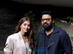 Photos: Prabhas and Pooja Hegde snapped promoting their film Radhe Shyam in Delhi